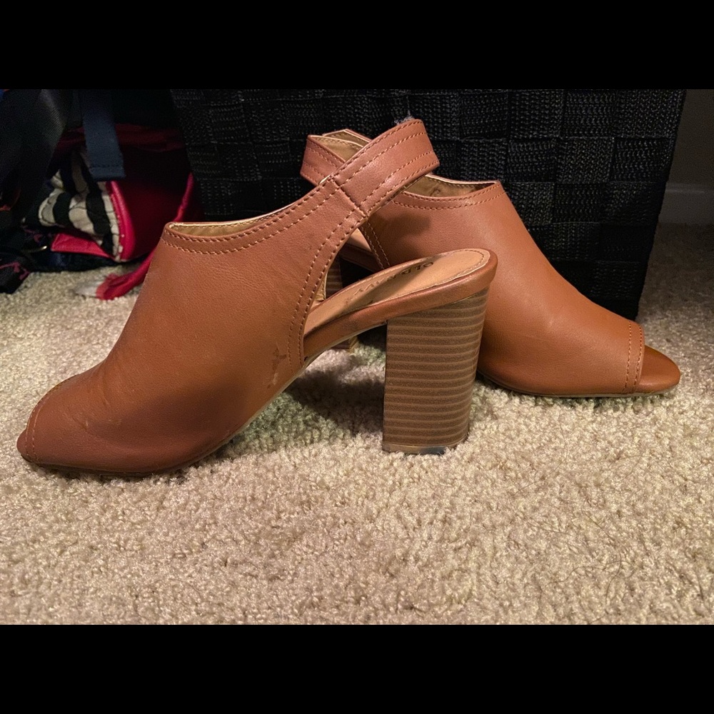 Beige wedges
